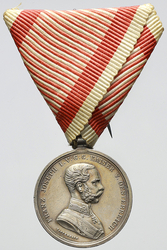 Medaile za statečnost, stříbrná II. třída, František Josef I.