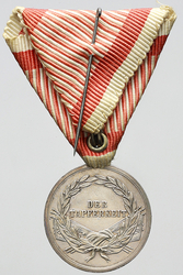 Medaile za statečnost, stříbrná II. třída, František Josef I.