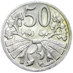 50 haléř 1953
