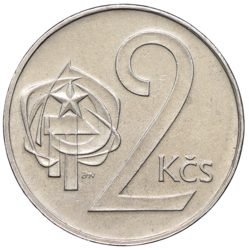 2 koruna 1987