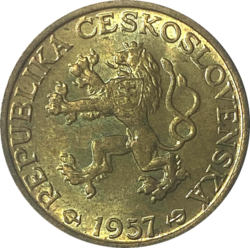 1 koruna 1958