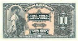 1000 Kč 1919  
