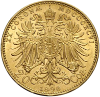20 koruna 1901