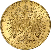 20 koruna 1910