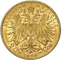 20 koruna - 1909 