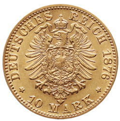 10 Mark 1876 G - Friedrich