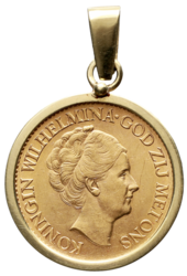 Zlatý medailonek 10 Gulden 1932