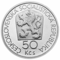 50 Kčs  Šestistépadesáté výročí mincovny v Kremnici - 1978