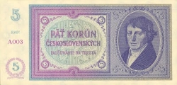 5 Kč 1938 