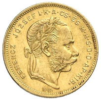 8 zlatník / 20 frank 1871 KB