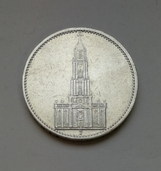 5 Reichsmark 1934 J (Říšská 5 marka) k34j01