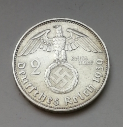 2 Reichsmark 1939 J (Říšská 2 marka) hs39j01