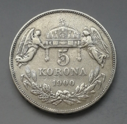 5 koruna 1900 KB
