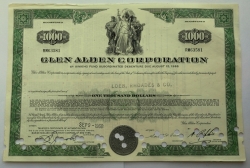 Akcie - Glen alden corporation - USA