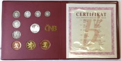Sada oběžných mincí 1998 PROOF - semiš