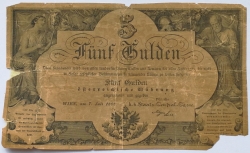 5 (Funf) Gulden 1866