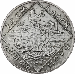 Stříbrná medaile - Jsem ražen z českého kovu 1928