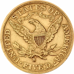 5 Dollar 1901 American Double Eagle Liberty Head