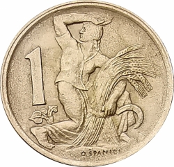 1 koruna 1947