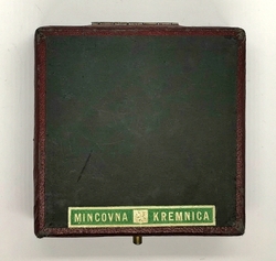 Stříbrná medaile CH. Garrigue Masaryková 1938 - 35 mm., původní etue 