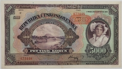 5000 Kč  1943