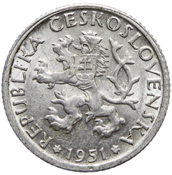 1 koruna 1951