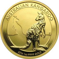 Zlatá mince Kangaroo - Klokan 2016 Proof