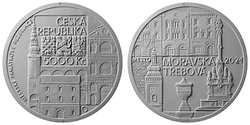 Zlata mince Moravská Třebová PROOF, 5000 Kč.
