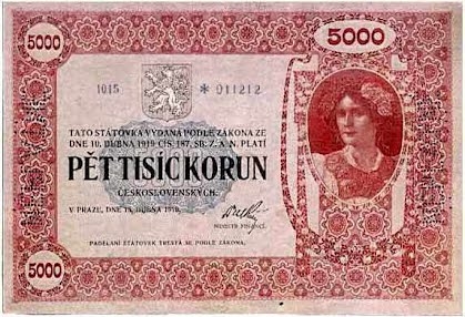 Bankovky ČR od 1918