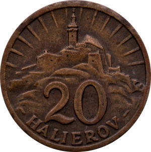 Mince Slovenský štát 1939 - 1945