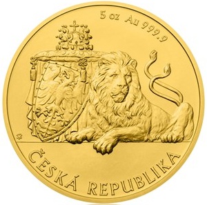 Investiční mince Český lev