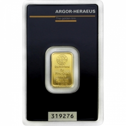  Argor Heraeus (5 g./Zlato 999,9/1000) v dárkovém balení s mašlí
