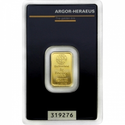  Argor Heraeus (5 g./Zlato 999,9/1000) v dárkovém balení s mašlí