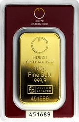Münze Österreich (100 g./Zlato 999,9/1000) 