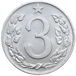 3 haléř 1962