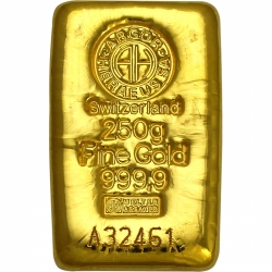 Argor Heraeus (250 g./Zlato 999,9/1000)