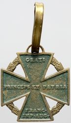Armádní kříž z let 1813 - 1814 (dělový), bronz