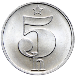 5 haléř 1984