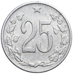 25 haléř 1964