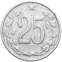 25 haléř 1964