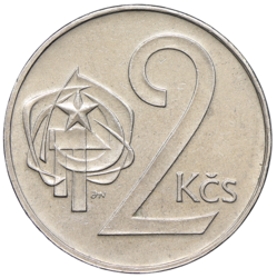 2 koruna 1988