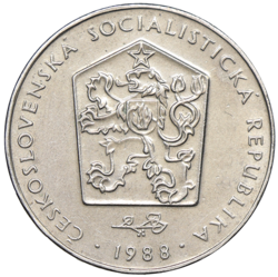 2 koruna 1988