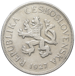 5 koruna 1927