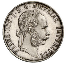 2 zlatník - pamětní tzv. kutnohorský 1887