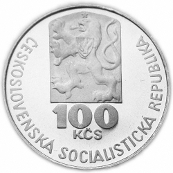 100 Kčs Třisté výročí úmrtí Václava Hollara - 1977