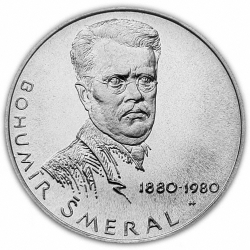 100 Kčs  Sté výročí narození Bohumíra Šmerala  - 1980