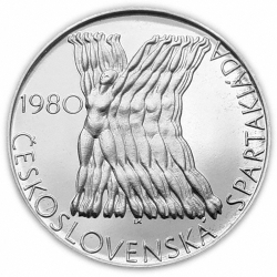 100 Kčs  Československá spartakiáda 1980
