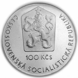 100 Kčs Dvacáté výročí prvního letu do vesmíru - 1981