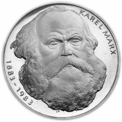 100 Kčs Sté výročí úmrtí Karla Marxe - 1983