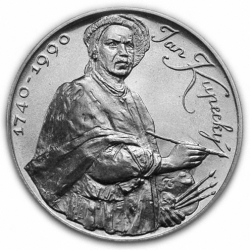 100 Kčs Dvěstěpadesáté výročí úmrtí Ján Kupeckého - 1990